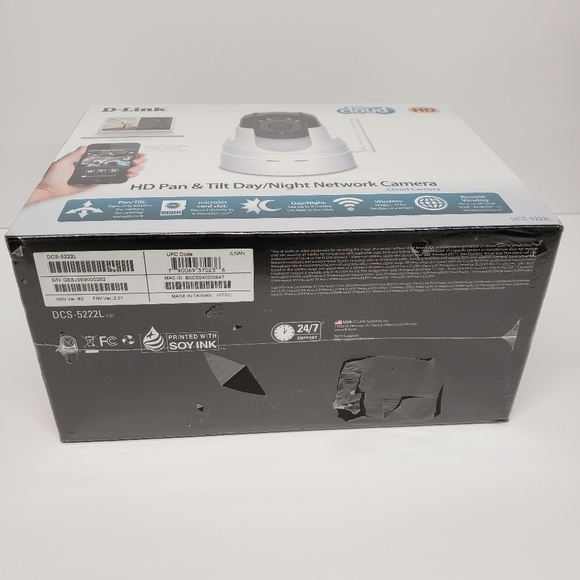 D-Link DCS-5222L HD Pan Tilt Day Night Vision Cloud Network Security Cam… - Picture 7 of 7